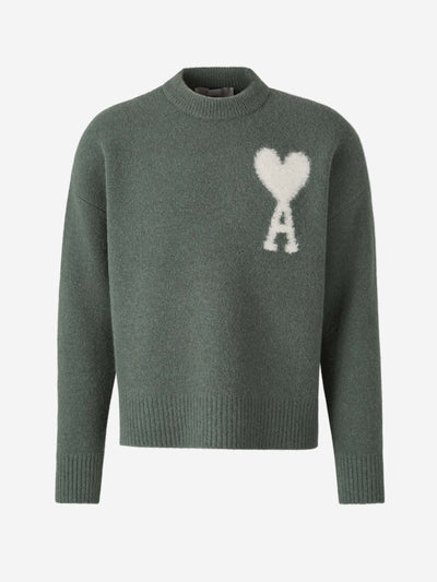 Ami | Sweater with heart print