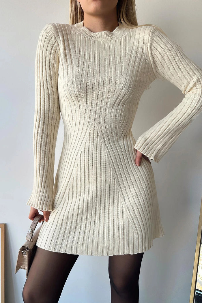 Isabella | Long sleeved mini dress