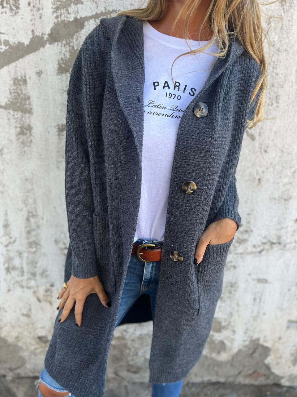 Everly | Elegant long cardigan
